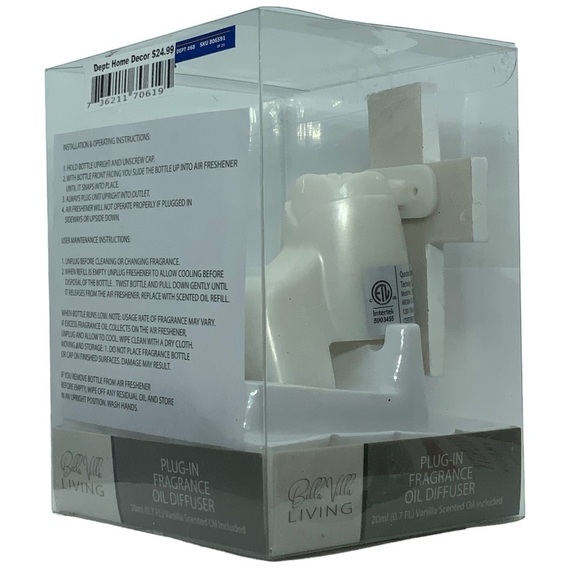 Bella Villa Oil Fragrance Warmer Spiritual Religious Cross Spring Easter Plug In - Picture 6 of 14